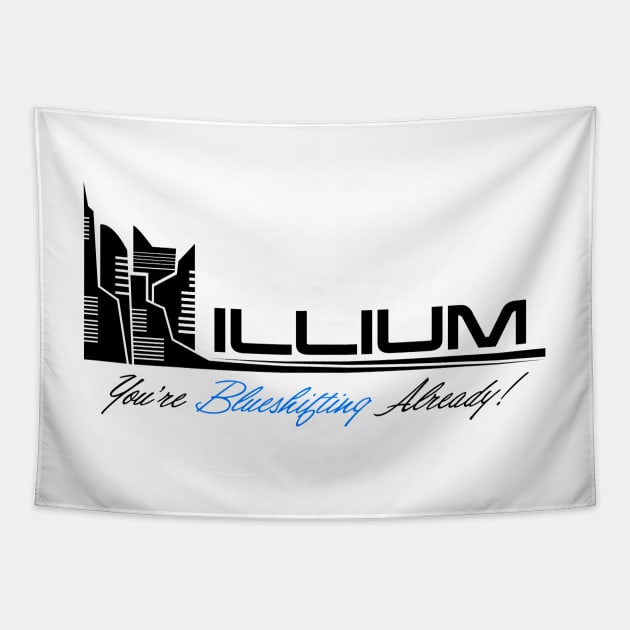 Illium Souvenir Tee [Black] Tapestry by Karthonic