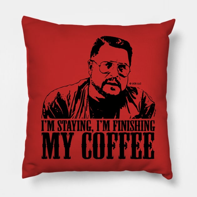 Walter Sobchak Pillow by valentinahramov