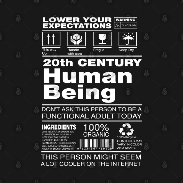 20th century human being by remerasnerds