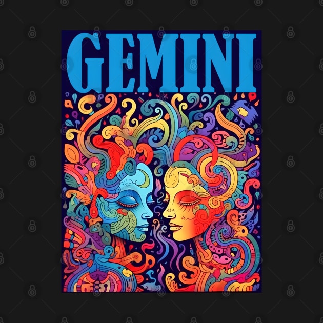 Gemini Zodiac Sign by TooplesArt