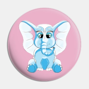 Cute Elephant cartoon Pin