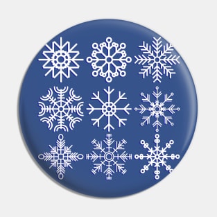 Winter SnowFlakes Pin