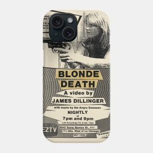 Blonde Death original screening flyer Phone Case