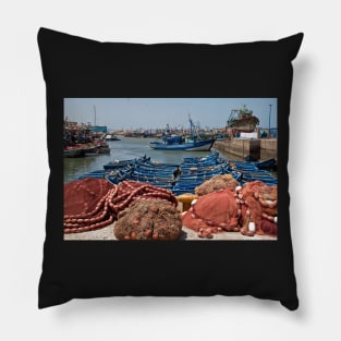 Morocco. Essaouira. Fishing Port. Pillow