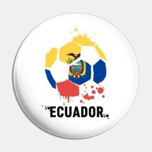 Ecuador Qatar 2022 World Cup, Ecuador Soccer Team 2022 Supporter Funny Ecuador Flag Futbol Pin