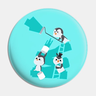 Penguin painting services Pin