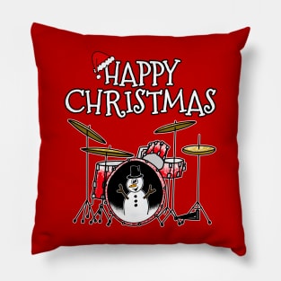 Christmas Drums Drummer Drum Teacher Xmas 2022 Pillow