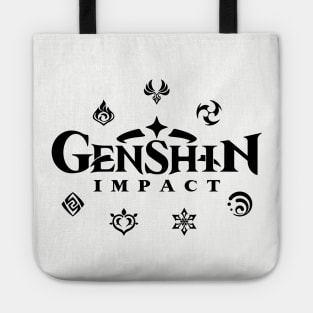 Genshin Impact Elements (Black) Tote