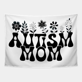 Autism Mom Autism Awareness Gift for Birthday, Mother's Day, Thanksgiving, Christmas Tapestry