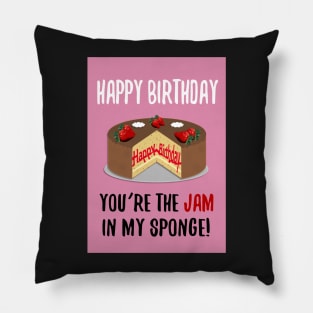 You're the jam in my sponge! Pillow