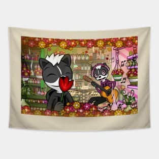 Aromatherapy Skunks Melville and Melody Tapestry