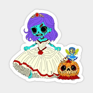 Zombie Cinderella Magnet