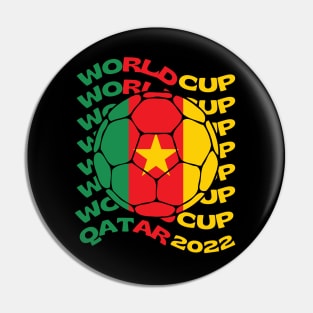 Cameroon Football Pin