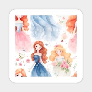 Princesses Pattern 22 Magnet