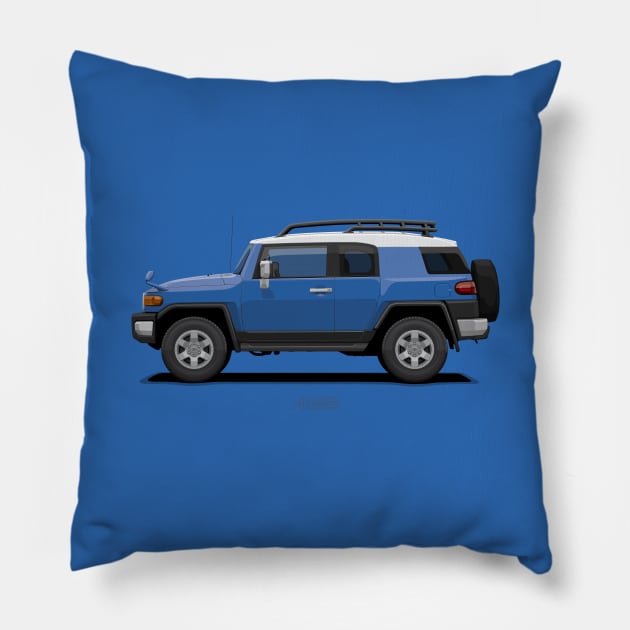 FJ Cruiser Voodoo Blue Pillow by ARVwerks