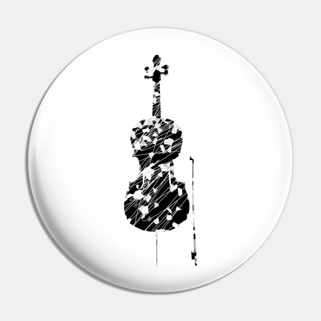 Double Bass Pin by GramophoneCafe