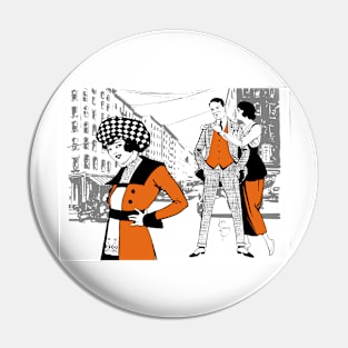 Distracted Boyfriend Meme - 1919 Edition Pin