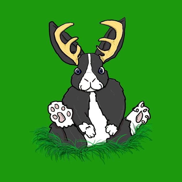 Dutch Jackalope by KatsMind