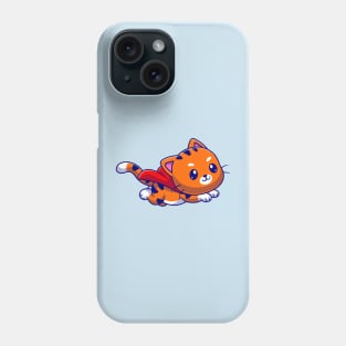 Cute Cat SuperHero Cartoon Phone Case