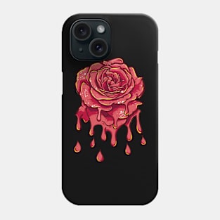 melting rose Phone Case