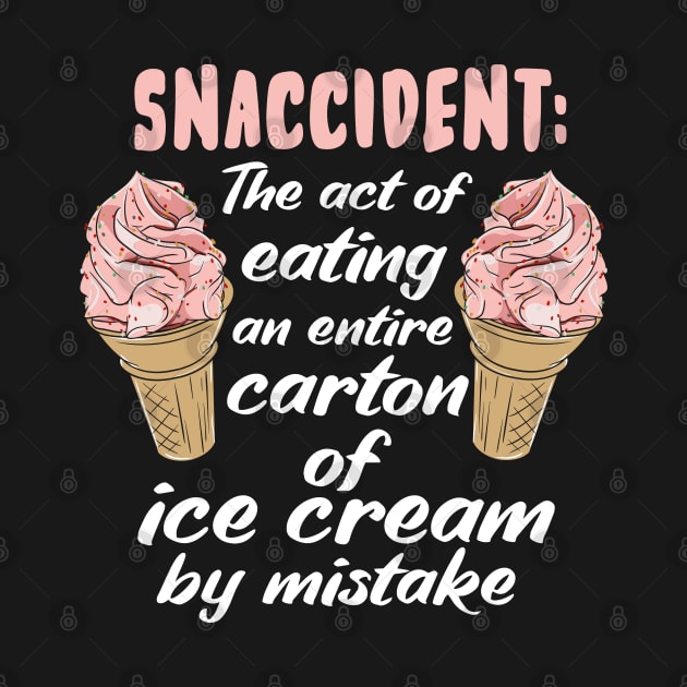 Snaccident: The Act Of Eating An Entire Carton Of Ice Cream By Mistake by maxdax