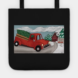 Christmas Tree Farm Tote