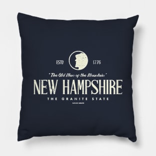 New Hampshire - Old Man of the Mountain Pillow