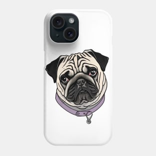 Cute dog pug Phone Case