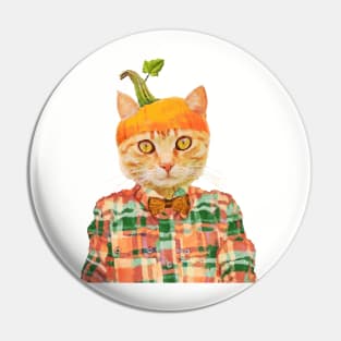 Pumpkin Cat Pin