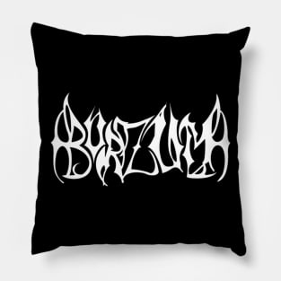 Burzum Logo | Black Metal Pillow