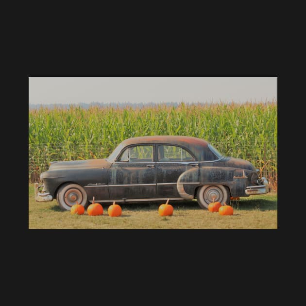 Rustic Car with Pumpkins by TomikoKH19