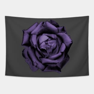 Purple Charcoal Rose Tapestry