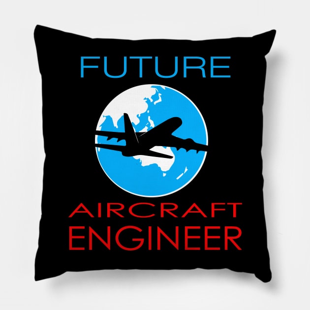 future aircraft engineer aerospace engineering Pillow by PrisDesign99