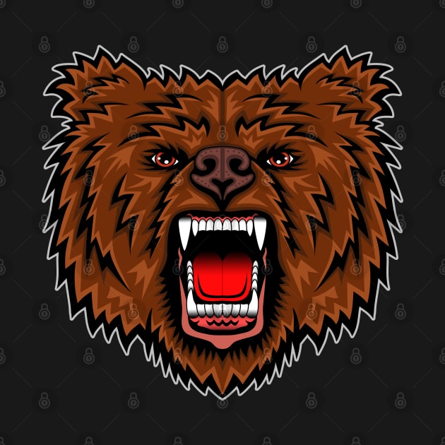 Grizzly Growl by NateArtDesign