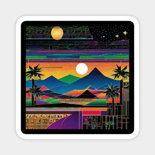 Psychedelic Apocalypse Eclipse Dreams 130 Magnet