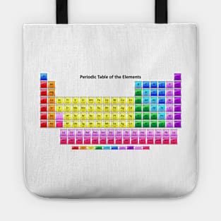 Shiny Periodic Table of the Chemical Elements Tote