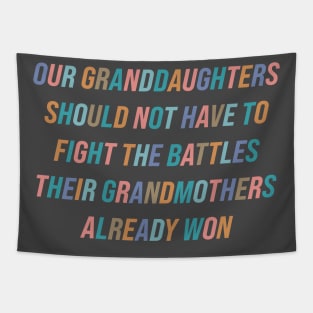 Girls Fight Tapestry