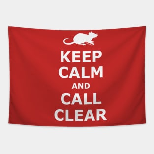 Keep Calm and Call Clear Tapestry