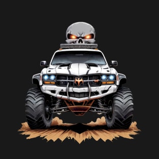 4x4 monster truck skull top T-Shirt