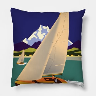 Vintage Travel - Pacific Northwest Pillow