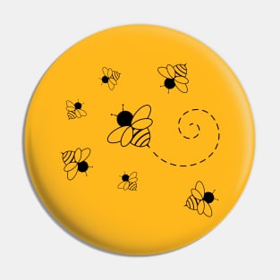 Bees Honey Bee Pin