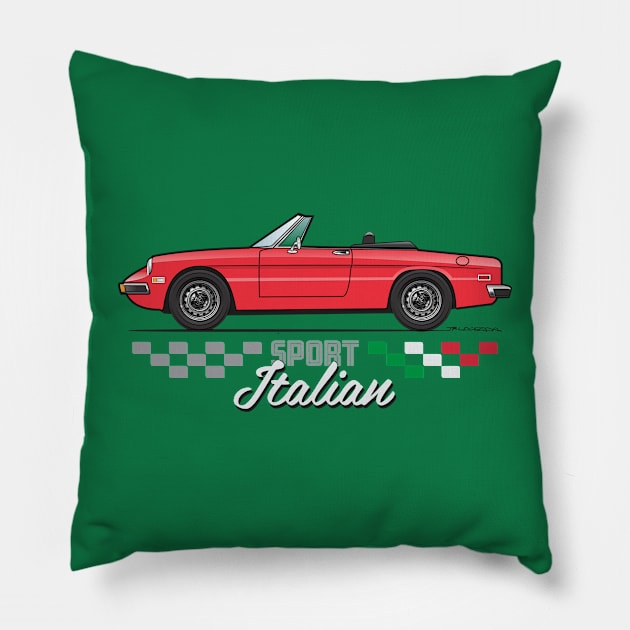 red sport Pillow by JRCustoms44