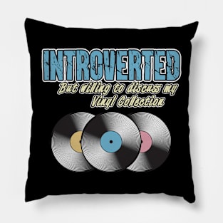 Introverted Vinyl Pillow