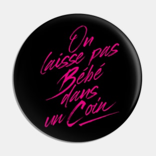 dans un coin noir Pin