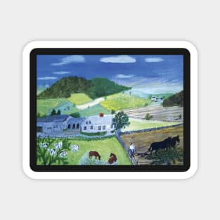 grandma moses Magnet