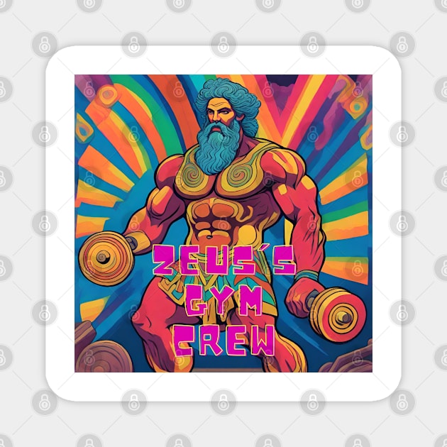 Zeus´s gym crew Magnet by Poseidon´s Provisions