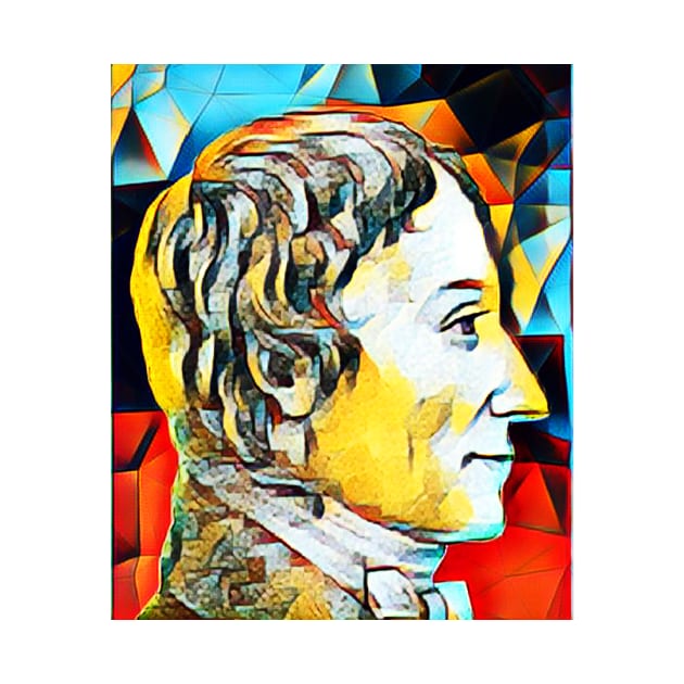 Anders Gustaf Ekeberg Abstract Portrait | Anders Gustaf Ekeberg Abstract Artwork 2 by JustLit