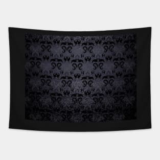 Dark Patterned Background Tapestry