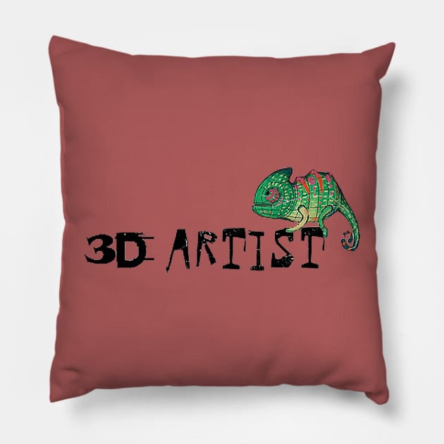 3D_ARTIST Pillow by ARTEMIDA