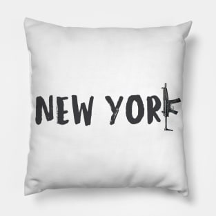 new york streets Pillow
